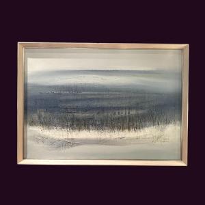 Roger Dudant, (1929-2008), Oil On Canvas “littoral”, Signed And Dated 1961